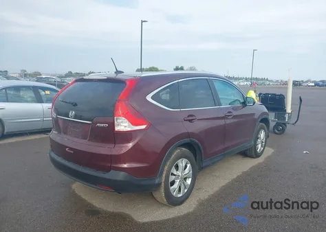 2012 Honda Cr-V Ex-L из США, поврежденный, VIN 5J6RM4H75CL029480